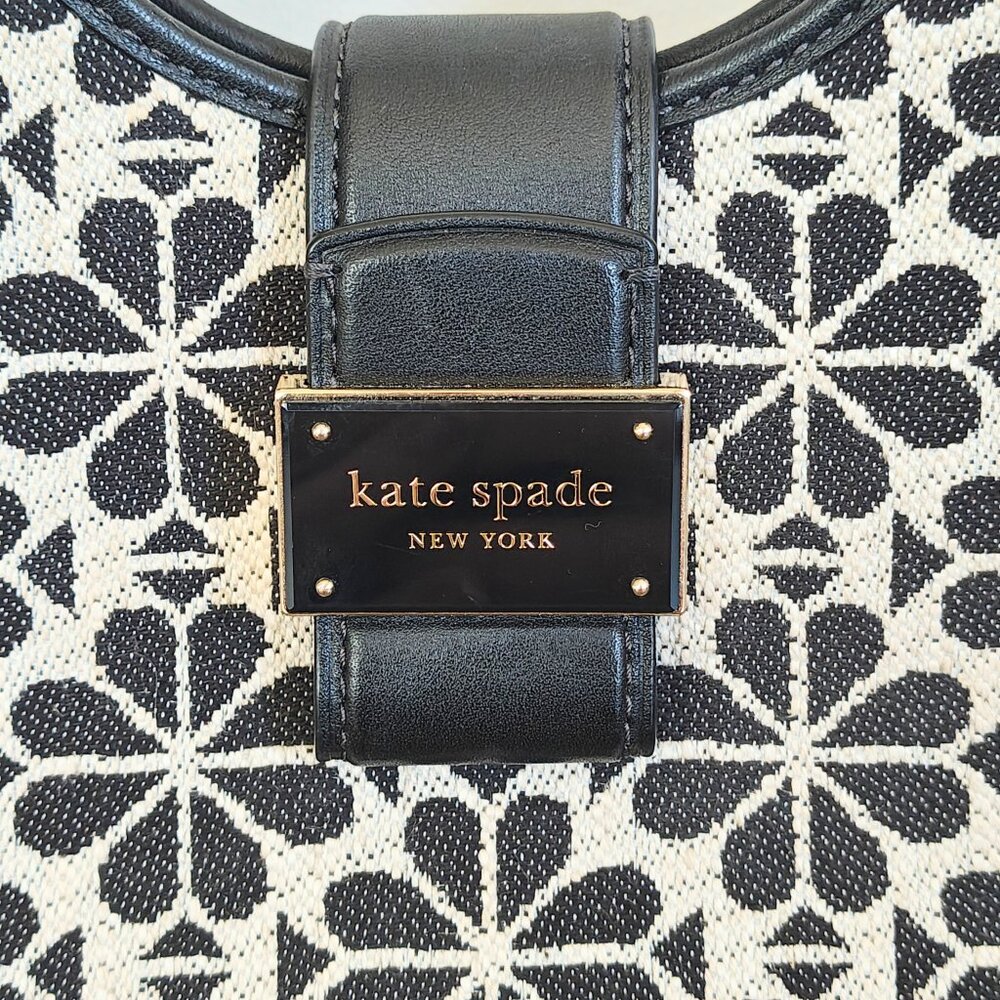 KATE SPADE Flower Jacquard Shoulder Bag - Picture 11 of 15
